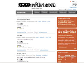 Post your unfinished songs on rifflet.com